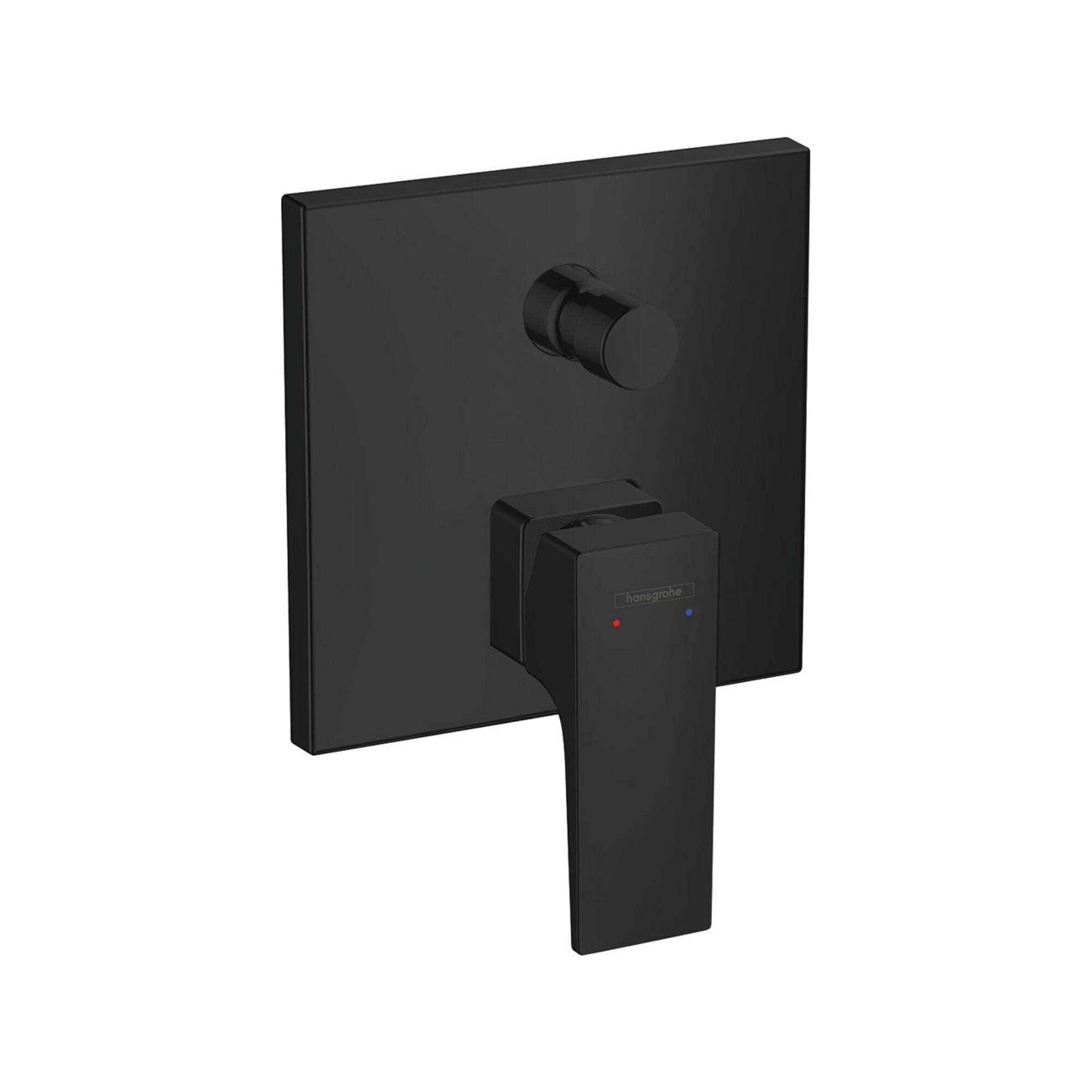 hansgrohe Metropol Fertigmontageset 32545670 Unterputz-Wannenarmatur Mattschwarz
