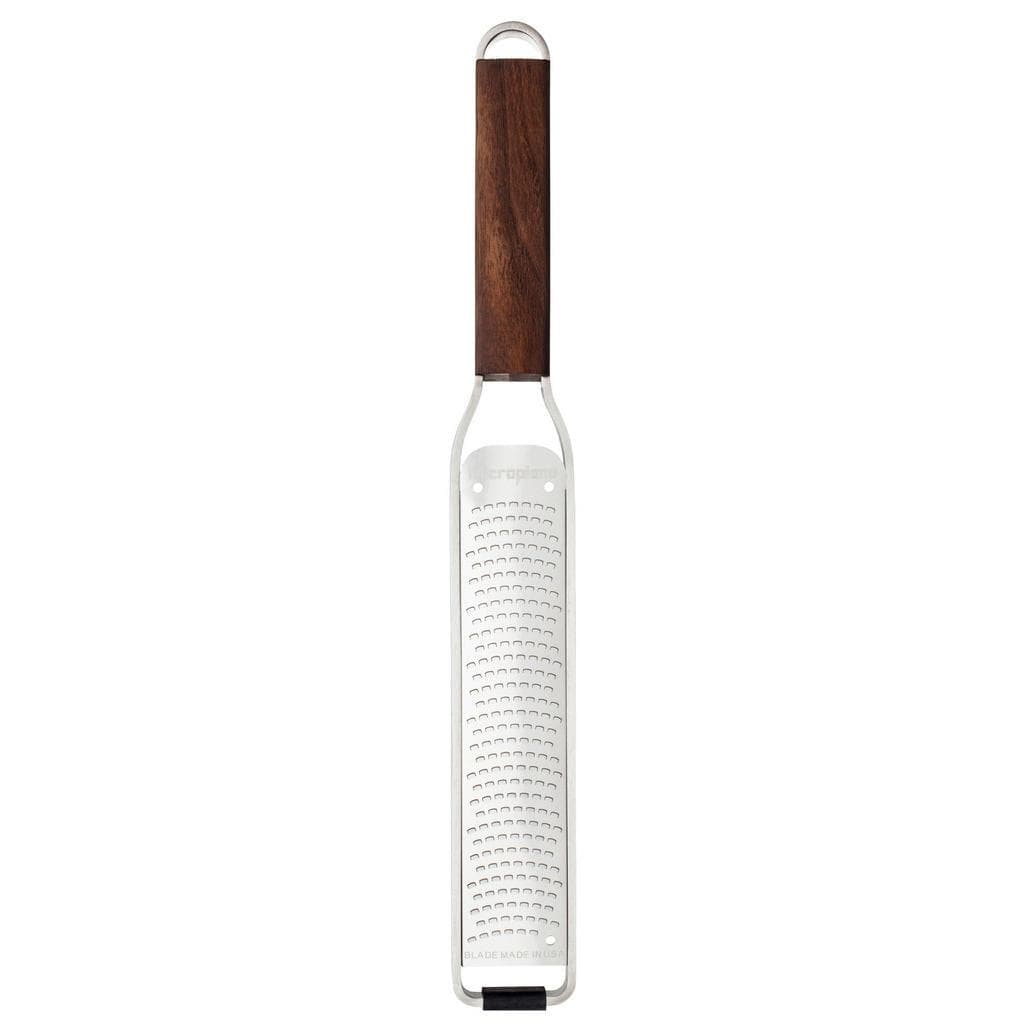 Microplane Reibe Master Walnuss Holz Küchenhelfer