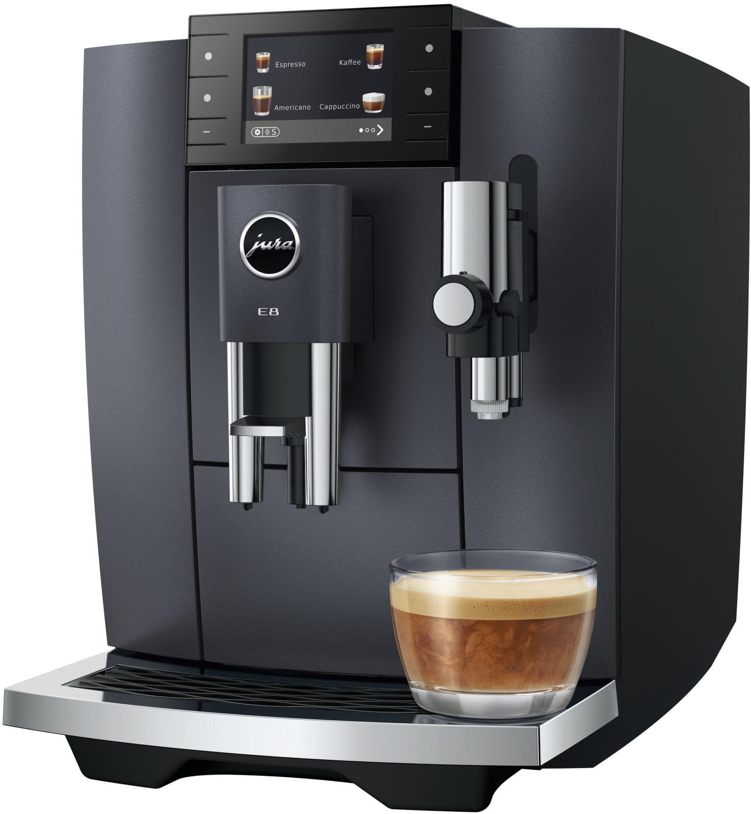 JURA E8 (ED) Kaffeevollautomat Cosmic Black
