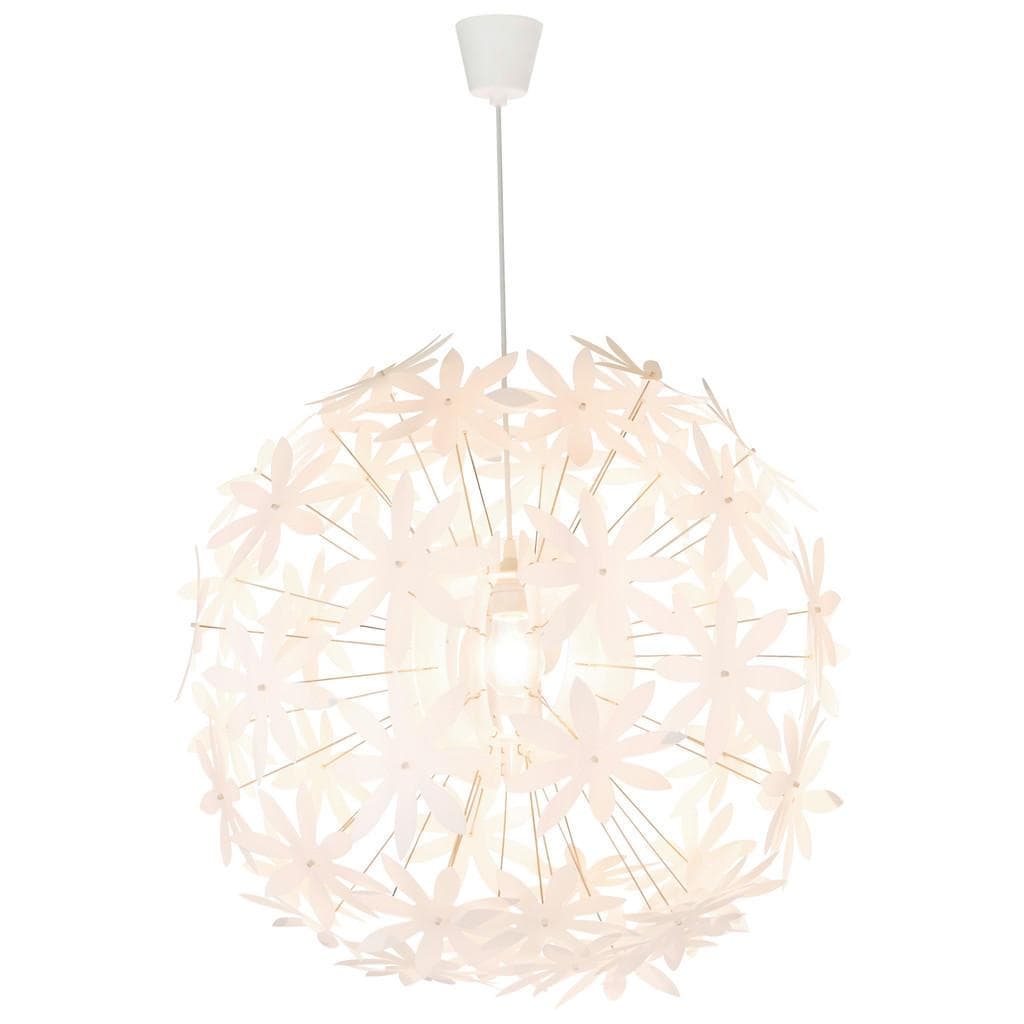 Globo Hängeleuchte Weiß Kunststoff Kugel 150 cm