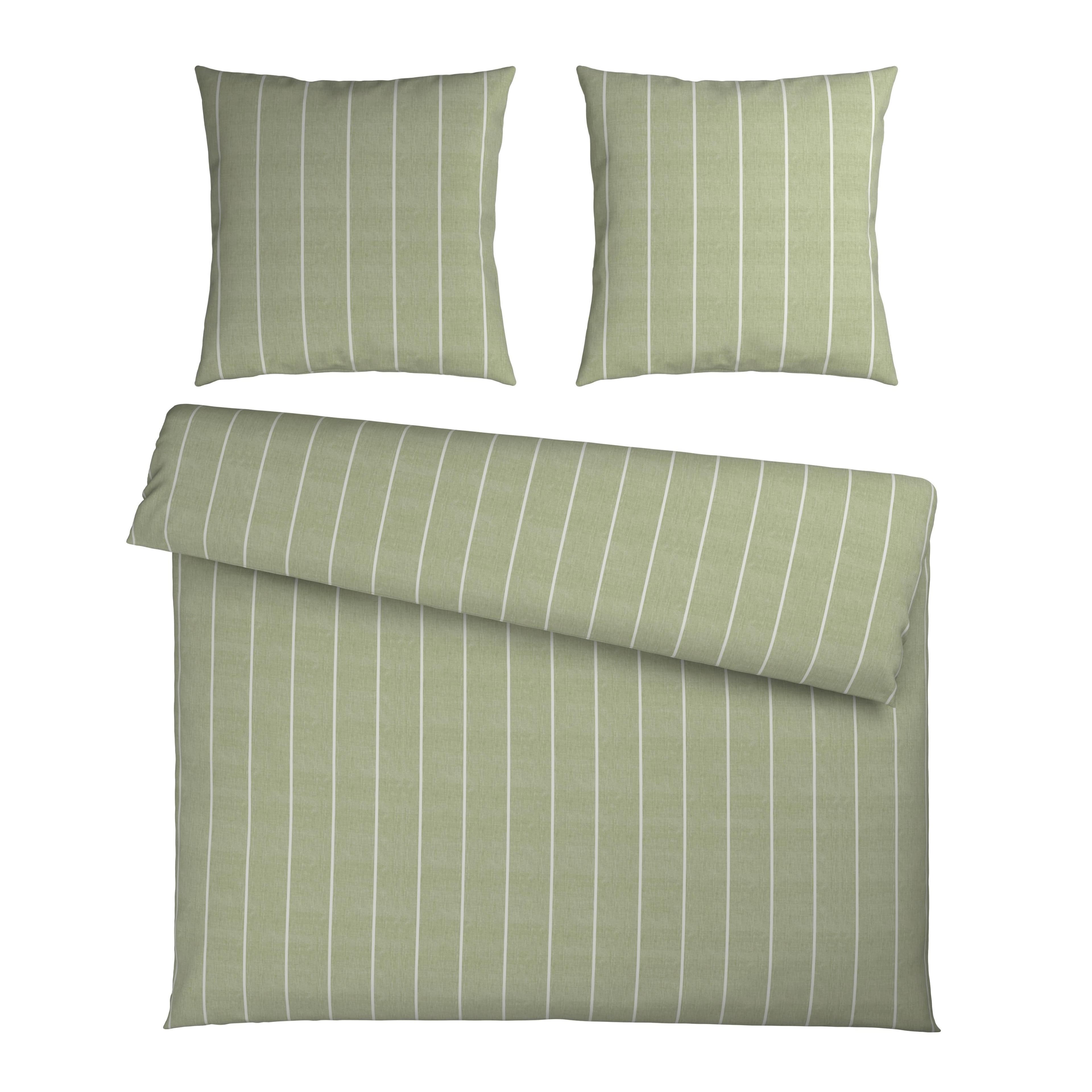 Bettwäsche Tyline XXL Lindgrün Textil