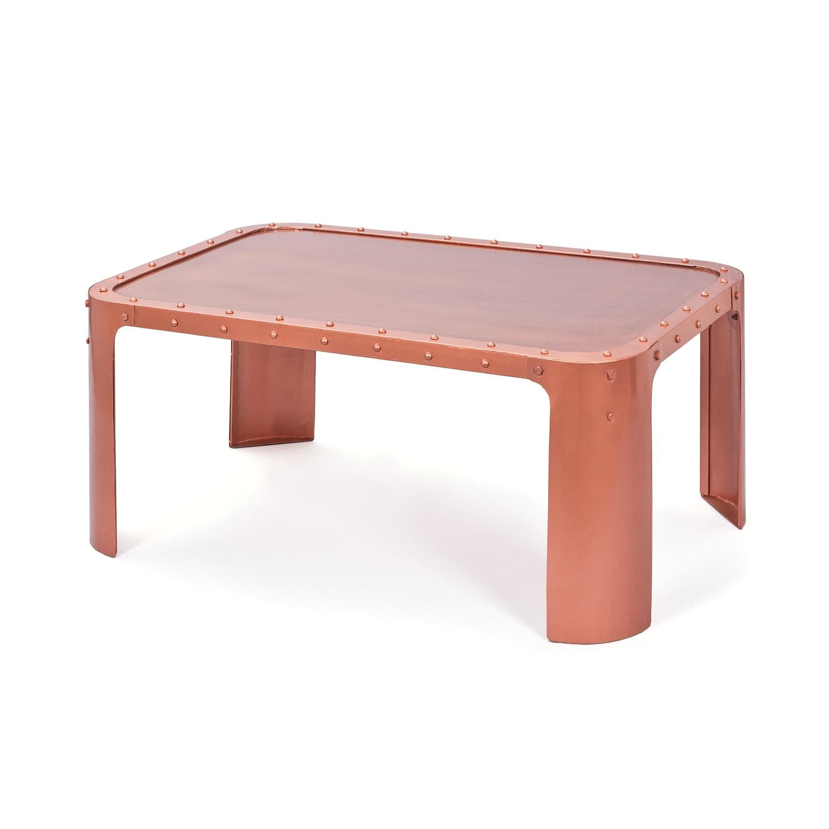 Inter Link Couchtisch Gormur Vintage-Look Kupfer Metall