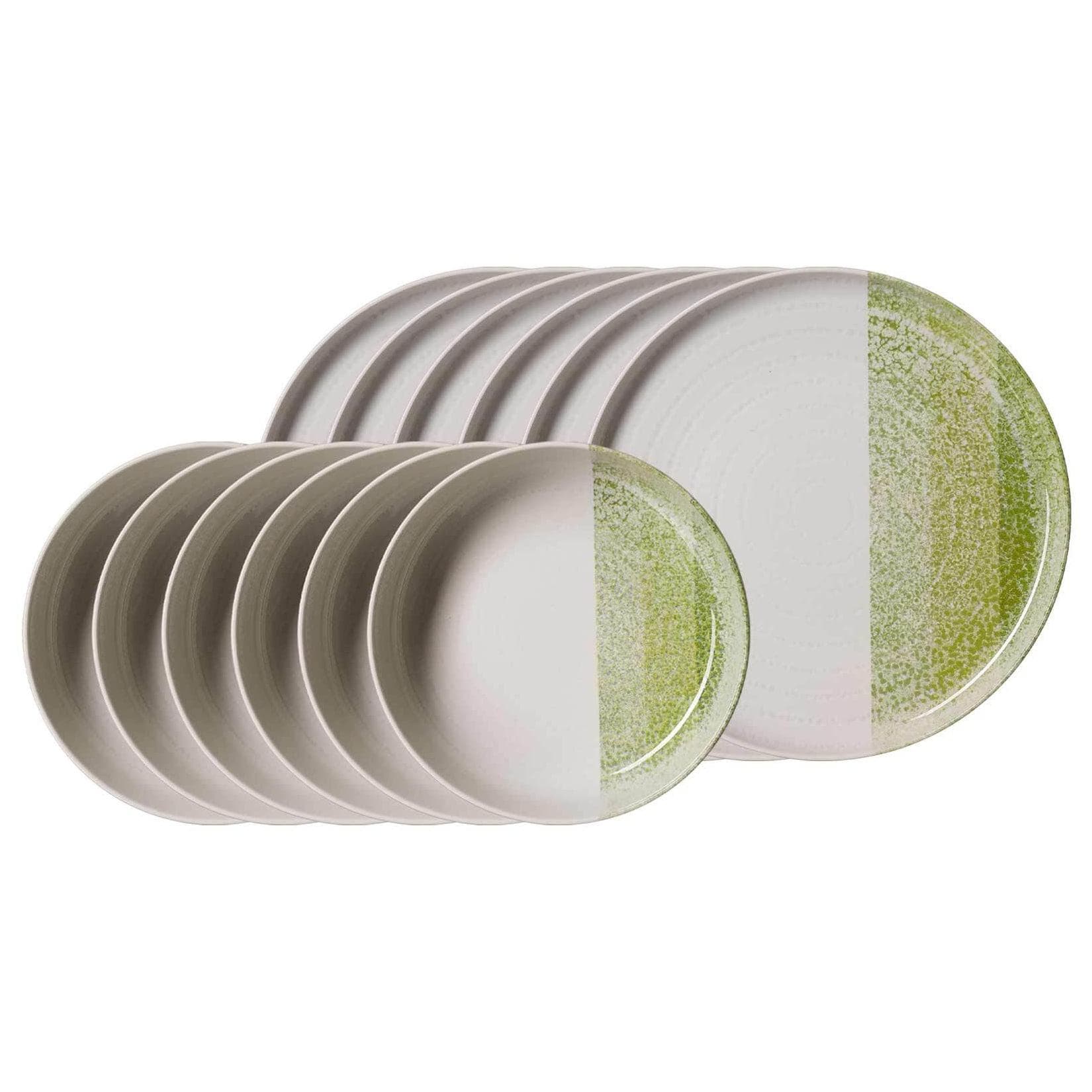 Ritzenhoff & Breker Tafelservice Trio 12er Set Weiß Modern