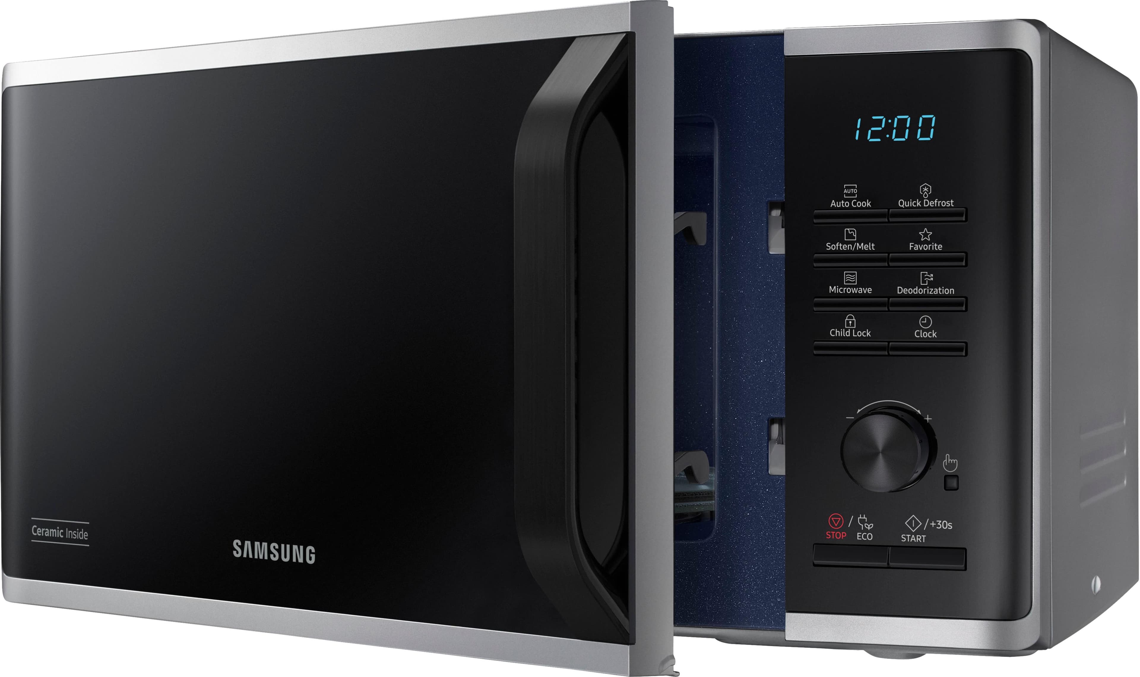 Samsung Mikrowelle MS2AK3515AS/EG 23L Silber