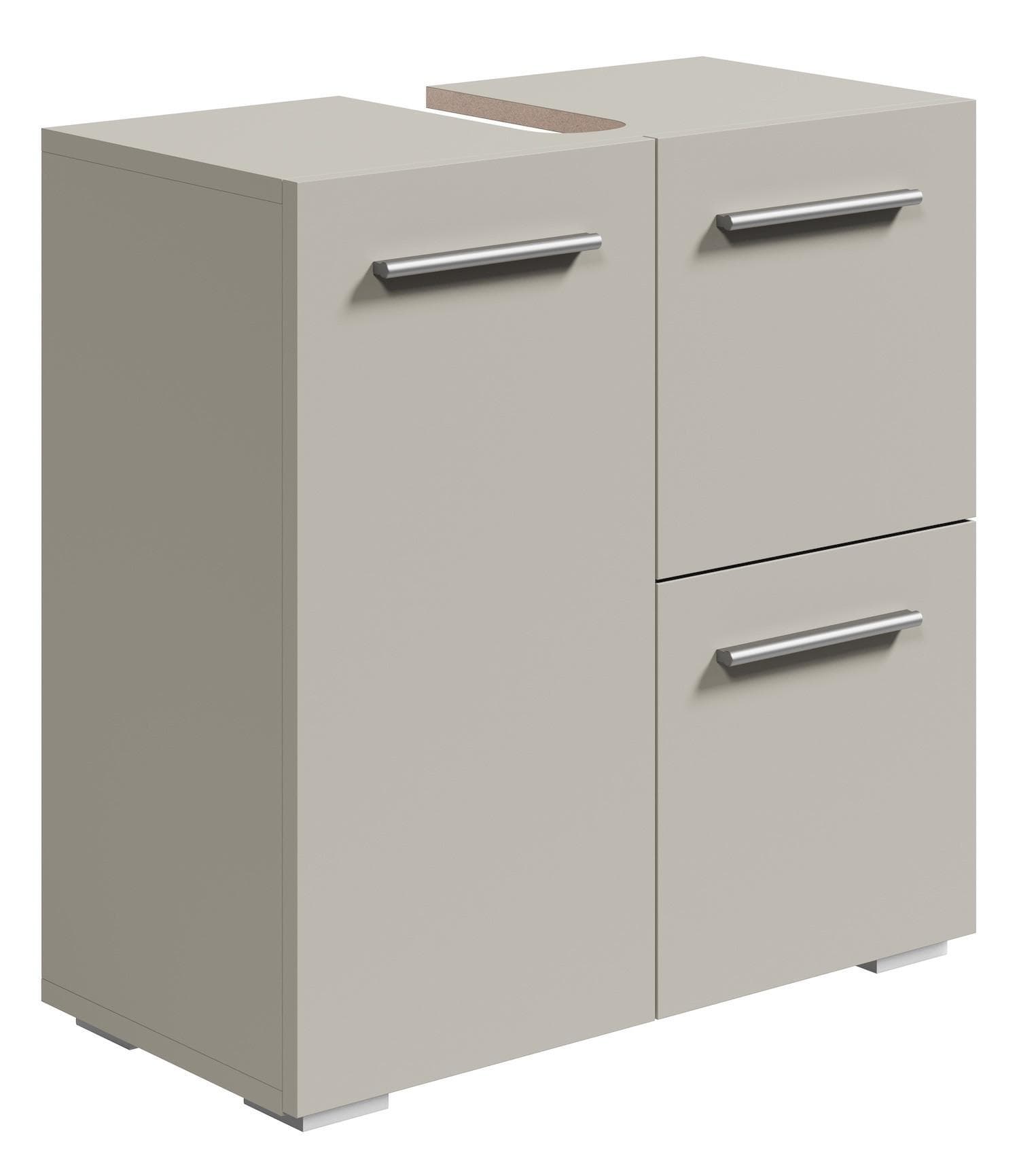 WASCHBECKENUNTERSCHRANK Mars Cashmere Beige Holzwerkstoff