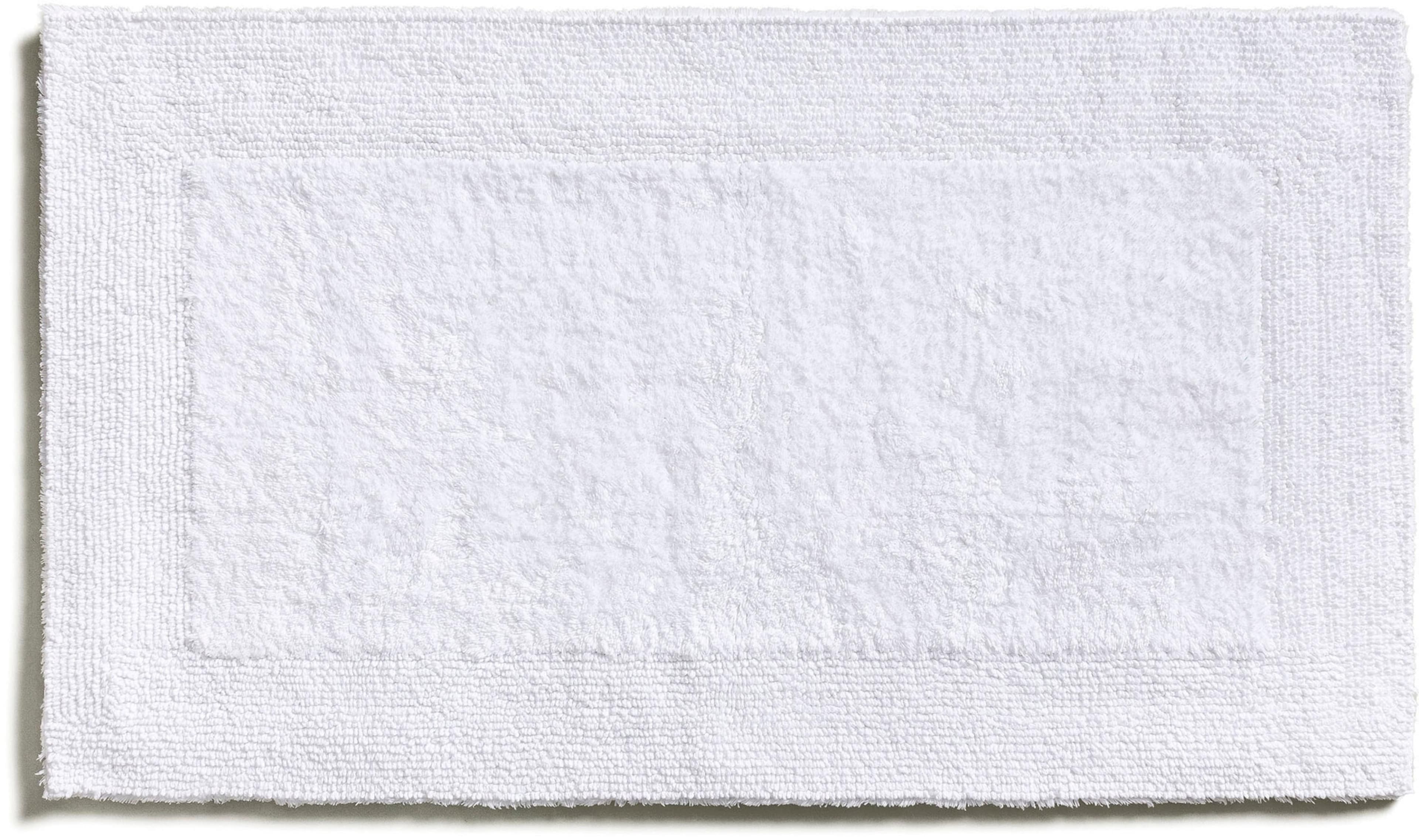Möve Badematte Loft 22mm Höhe Baumwolle Weiß
