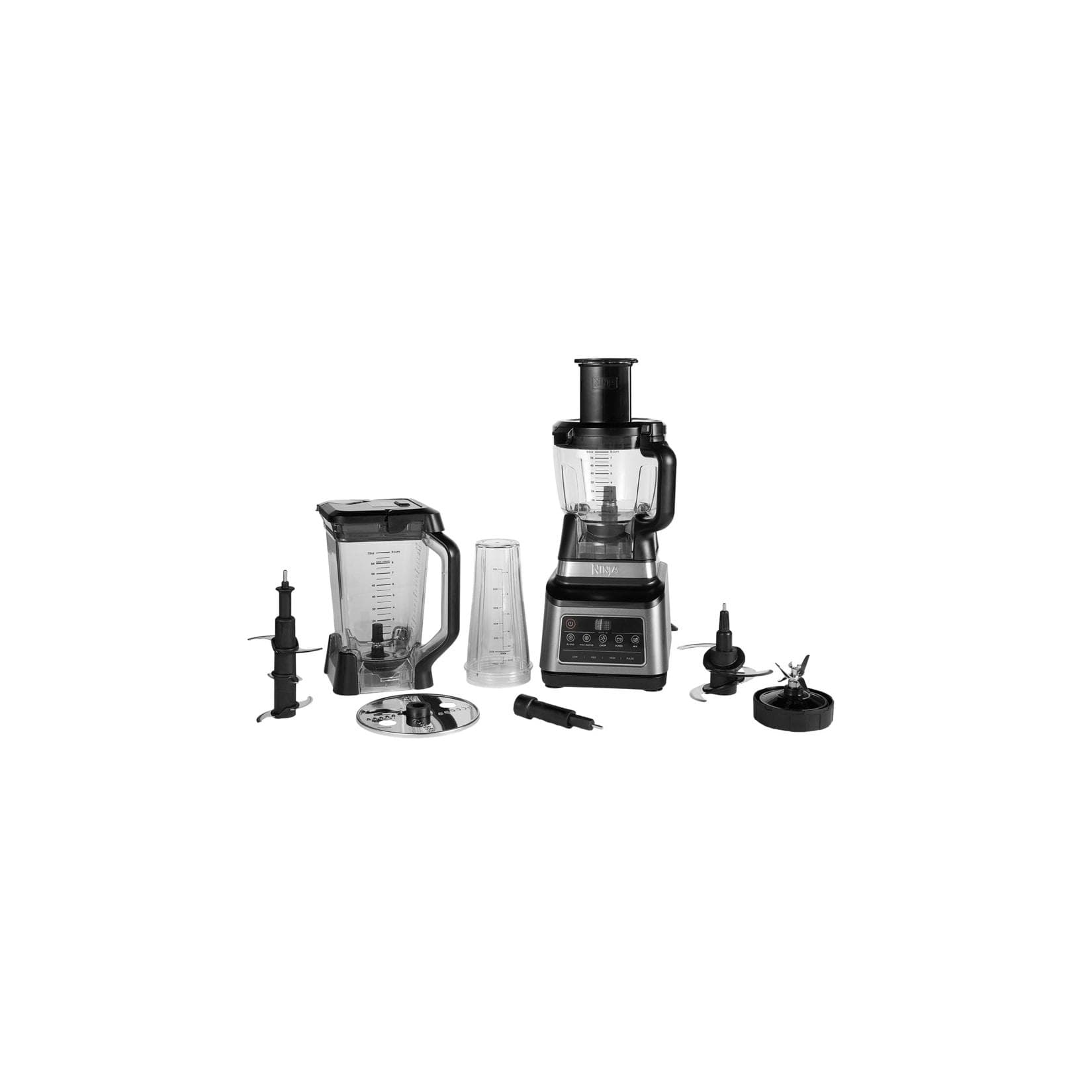 NINJA Kompakt-Küchenmaschine 3-in-1 mit Auto-iQ BN800EU Schwarz