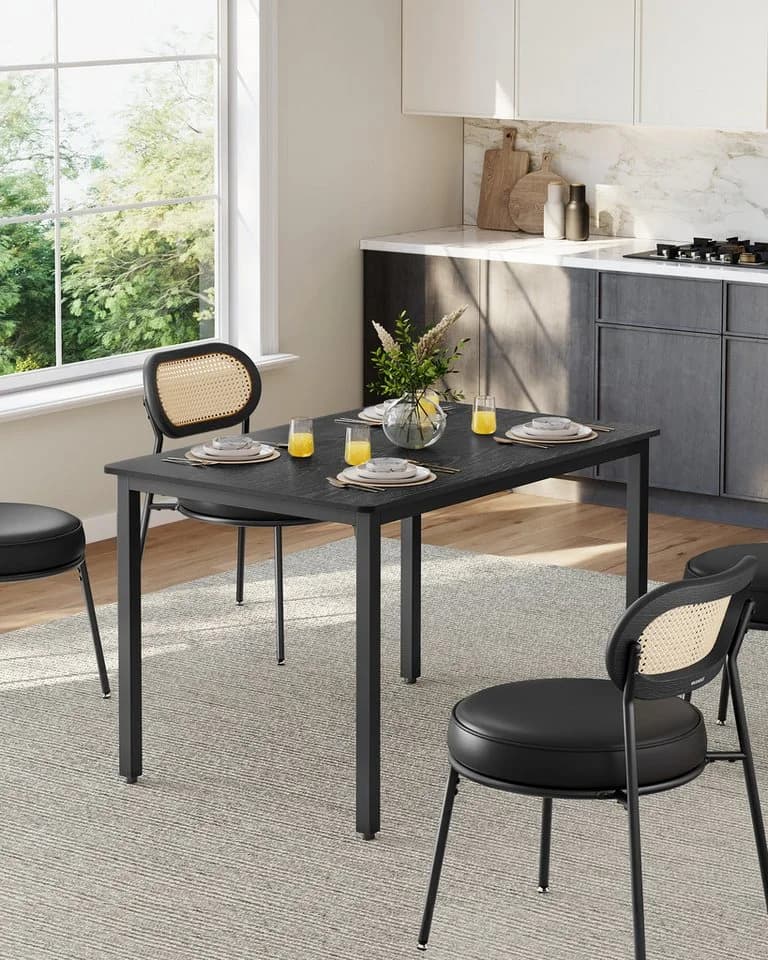 VASAGLE Esstisch Küchentisch 70 x 110 x 77 cm für 4 Personen