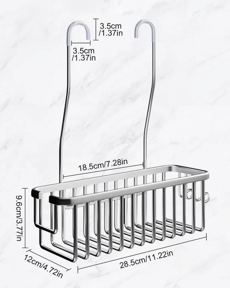 SinLaw Duschkorb Rostfreies Duschregal Aluminium