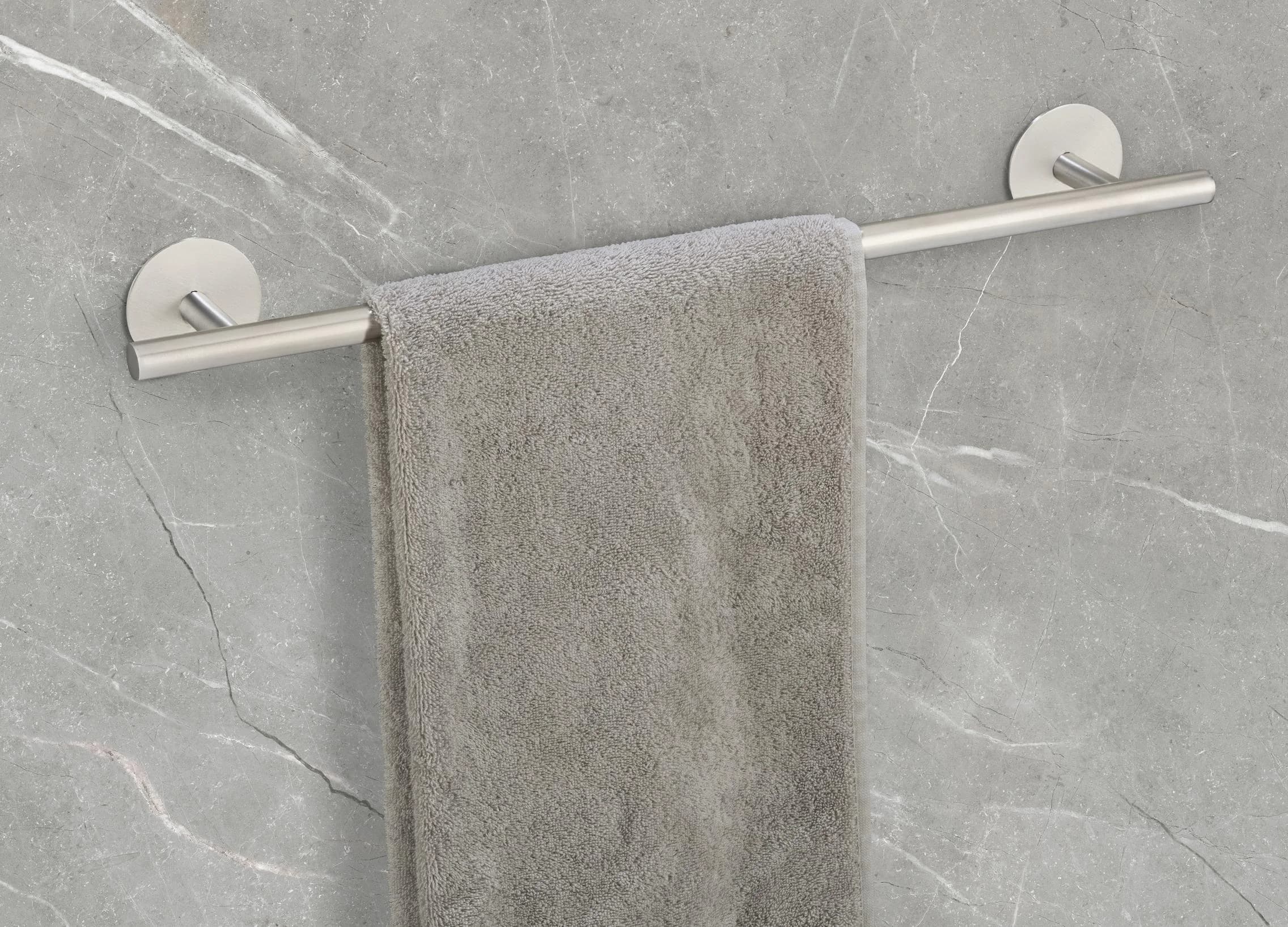 Schöner Wohnen Kollektion Handtuchstange Uno Meleto Silber Edelstahl 60 cm