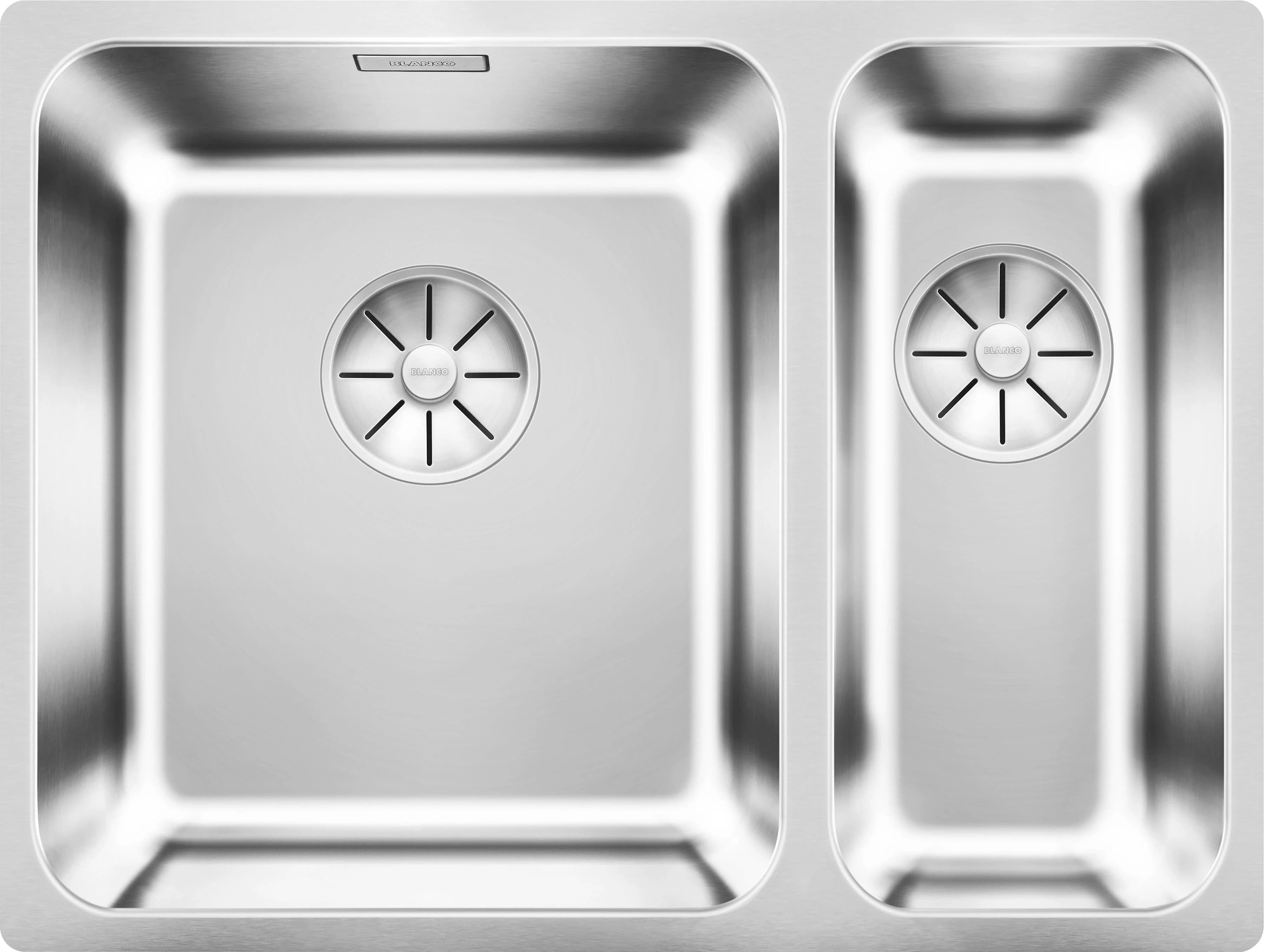 Edelstahlspüle BLANCO SOLIS 340/180-U Grau Edelstahl Küchenspüle