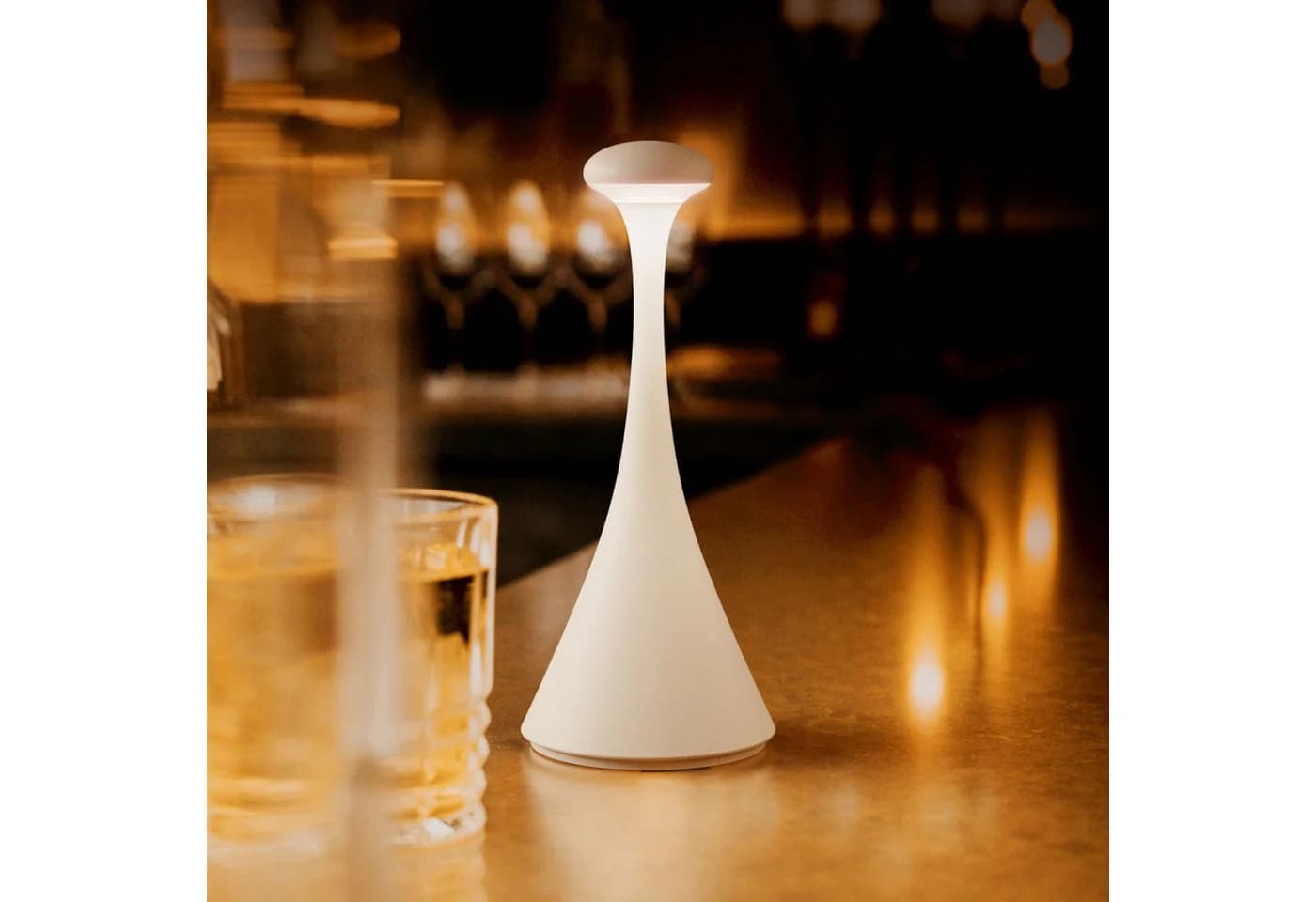 SIGOR LED-Akkutischleuchte Nudrop mini Dimmbar Warmweiß