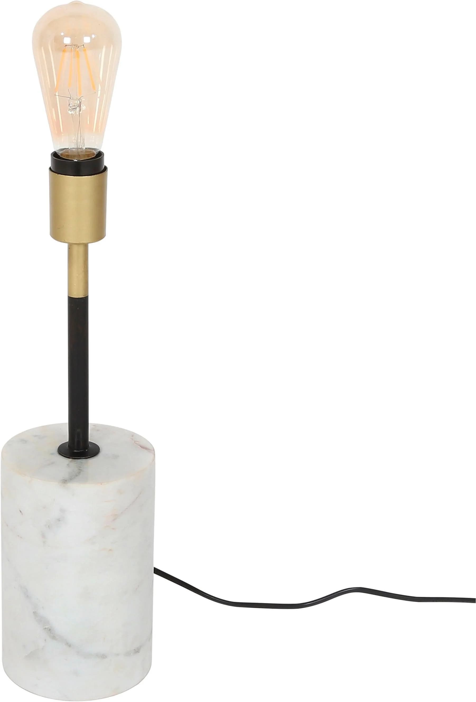 KAYOOM Stehlampe Caramia 287 Weiß Messing Modern
