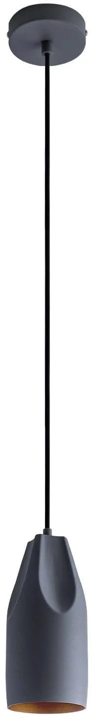 PACO HOME Pendelleuchte HURLEY I Grau Aluminium