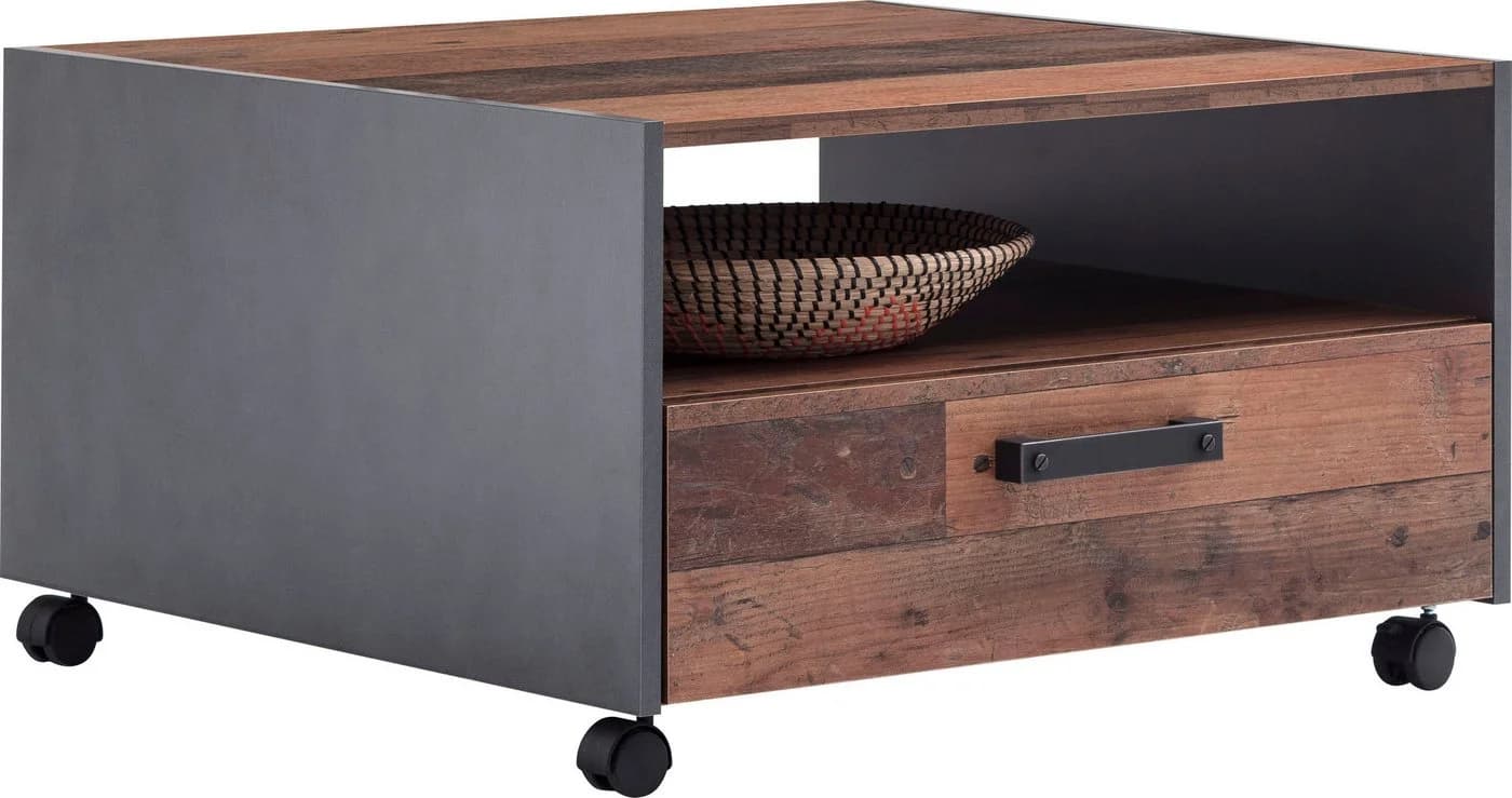 Home affaire Couchtisch Tanum mit Stauraum und Rollen