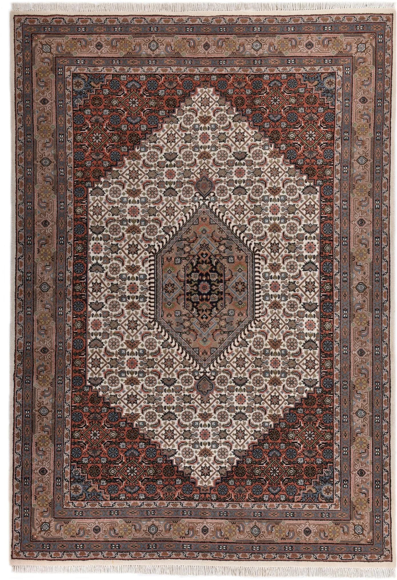 Orientteppich THEKO Benares Bidjar 250x350cm Handgeknüpft Schurwolle